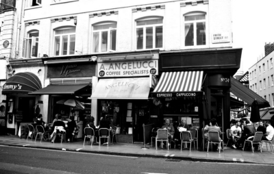 22-23 Frith Street - showing Jimmy's and Angelucci's.jpg. Click on the picture to enlarge